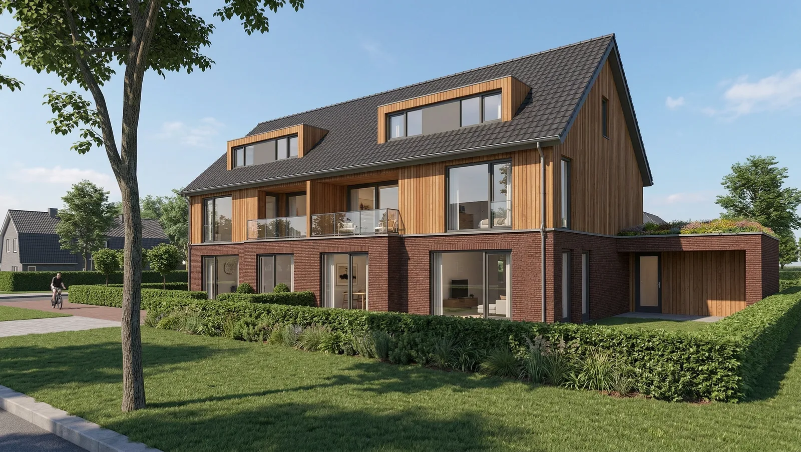Presentatieklaar architectuurbeeld na Sherpa